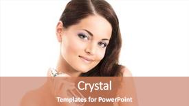  Presentation with beauty - Colorful slide set enhanced with scence - beauty portrait of young attractive backdrop and a coral colored foreground