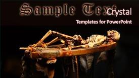  Presentation with horror - Presentation theme enhanced with scene - classic medieval execution unauthorized background and a wine colored foreground