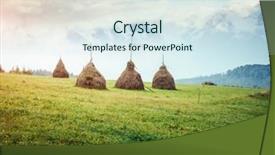  Presentation with vibration work place - Presentation with scene and picturesque picture location background and a  colored foreground