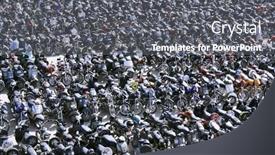  Presentation with old india - Audience pleasing PPT theme consisting of scene-at-parking-lot backdrop and a gray colored foreground