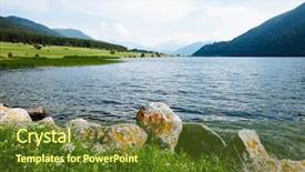  Presentation with view of the vinales valley - Audience pleasing PPT layouts consisting of scene location place san valentino backdrop and a  colored foreground