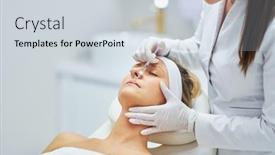  Presentation with injection - Slides consisting of scene-of-medical-cosmetology-treatments background and a lemonade colored foreground