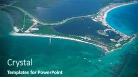  Presentation with mexico - Amazing presentation theme having scene-of-mexico backdrop and a ocean colored foreground