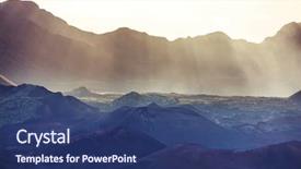  Presentation with maui - Colorful PPT layouts enhanced with scene on haleakala volcano maui backdrop and a ocean colored foreground