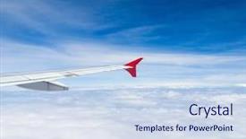  Presentation with heavenly kingdom - Beautiful PPT layouts featuring scene skies above and below backdrop and a  colored foreground