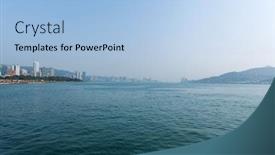  Presentation with taipei - Slide deck enhanced with scenery-of-tamsui-river background and a light blue colored foreground