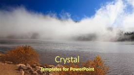  Presentation with scenic - Slide set enhanced with scenic-echo-lake-on-mt and a tawny brown colored foreground