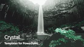  Presentation with scenic - Audience pleasing PPT layouts consisting of scenic image of beautiful nature backdrop and a dark gray colored foreground