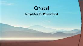  Presentation with beautiful landscapes - Slides enhanced with scenic landscapes of northern argentina background and a arctic colored foreground