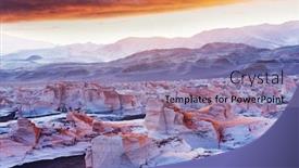  Presentation with inspiring - Colorful PPT theme enhanced with scenic-landscapes-of-northern-argentina backdrop and a coral colored foreground