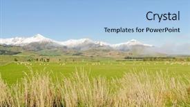  Presentation with ion - PPT layouts with scenic mountains ion the south background and a light blue colored foreground