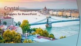  Presentation with parliament - Audience pleasing slide deck consisting of scenic-top-view backdrop and a coral colored foreground