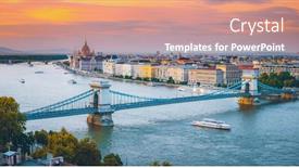  Presentation with hungary - PPT theme enhanced with scenic-top-view background and a coral colored foreground