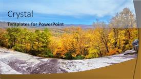  Presentation with north carolina - Slide deck enhanced with scenic-view-from-stone-mountain background and a light blue colored foreground