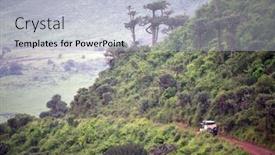  Presentation with scenic - PPT layouts enhanced with scenic-view-in-tanzania background and a light gray colored foreground