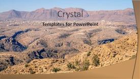  Presentation with oman - Beautiful slides featuring scenic-view-of-al-hajar backdrop and a mint green colored foreground