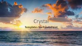  Presentation with scenic - Amazing PPT layouts having scenic-view-of-beautiful-sunset backdrop and a lemonade colored foreground