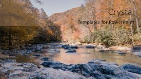  Presentation with north carolina - Presentation theme consisting of scenic-view-of-big-laurel background and a coral colored foreground