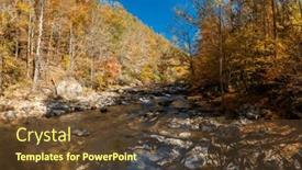 Presentation with north carolina - PPT theme with scenic-view-of-big-laurel background and a tawny brown colored foreground