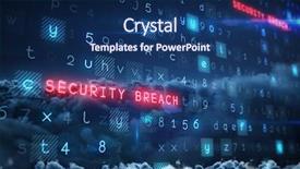  Presentation with virus - Audience pleasing slide deck consisting of scenic view of cloud backdrop and a navy blue colored foreground