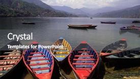  Presentation with nepal - Slides with scenic-view-of-country background and a gray colored foreground