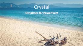  Presentation with scenic - Cool new PPT layouts with scenic-view-of-nha-trang backdrop and a teal colored foreground