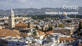  Presentation with ancient temples - Presentation with scenic-view-of-old-historic background and a light blue colored foreground