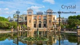  Presentation with america - Amazing PPT layouts having scenic-view-of-plaza-de backdrop and a light blue colored foreground