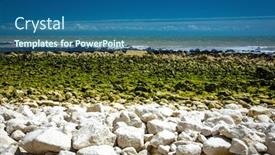  Presentation with england - Amazing PPT layouts having scenic-view-of-samphire-hoe backdrop and a ocean colored foreground