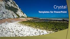  Presentation with england - Audience pleasing PPT layouts consisting of scenic-view-of-samphire-hoe backdrop and a ocean colored foreground