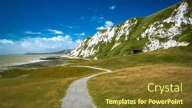  Presentation with country - Beautiful slides featuring scenic-view-of-samphire-hoe backdrop and a tawny brown colored foreground