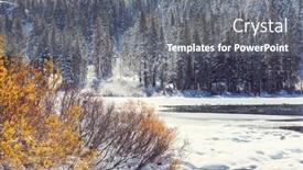  Presentation with mountain view california - Presentation enhanced with scenic-view-of-sierra-nevada background and a gray colored foreground
