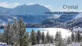  Presentation with mountain view california - Presentation design with scenic-view-of-sierra-nevada background and a  colored foreground