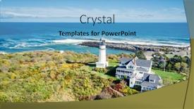  Presentation with maine - Slide deck consisting of scenic-view-of-the-cape background and a light blue colored foreground