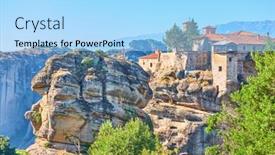  Presentation with holy - PPT layouts with scenic-view-of-the-holy background and a light blue colored foreground