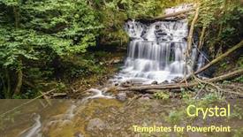  Presentation with upper airway - Presentation theme having scenic view of wagner falls background and a violet colored foreground