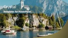  Presentation with scenic - Slides with scenic-view-on-the-perched background and a teal colored foreground