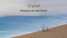  Presentation with scenic views - PPT layouts having scenic views of an american desert background and a light gray colored foreground