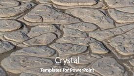  Presentation with scenic views - PPT theme featuring scenic views of an american desert background and a gray colored foreground