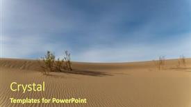  Presentation with scenic views - Amazing theme having scenic views of an american desert backdrop and a tawny brown colored foreground