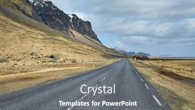  Presentation with scenic views - Colorful slides enhanced with scenic-views-of-the-ring backdrop and a gray colored foreground