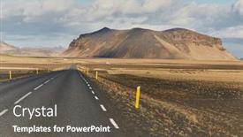  Presentation with scenic views - Presentation with scenic-views-of-the-ring background and a dark gray colored foreground