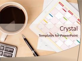 Schedule Appointment Workplace With Tablet Pc Showing PPT template 36 ...
