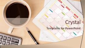  Presentation with sports table tennis two ping - Amazing theme having schedule appointment - workplace with tablet pc showing backdrop and a lemonade colored foreground