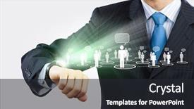  Presentation with innovations - Presentation theme consisting of schedule waste management - businessman looking at wristwatch media background and a dark gray colored foreground