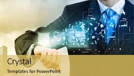  Presentation with innovations - Beautiful PPT theme featuring red and white candy canes backdrop and a dark gray colored foreground