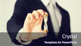  Presentation with man heart attact hand hold - Presentation theme consisting of schedule waste management - close up of man hand background and a wine colored foreground