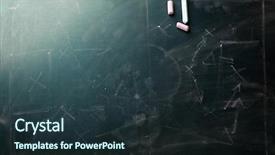  Presentation with football plays - Colorful theme enhanced with scheme football game erased backdrop and a tawny brown colored foreground