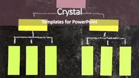  Presentation with flower border colorful made - PPT theme with scheme made of colorful sticky background and a  colored foreground