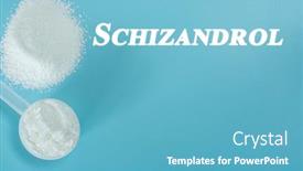  Presentation with cognitive function - Presentation design featuring schizandrol-nootropics-or-smart-drugs background and a teal colored foreground